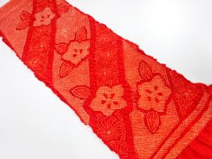 正絹　振袖用　絞り　帯揚げ